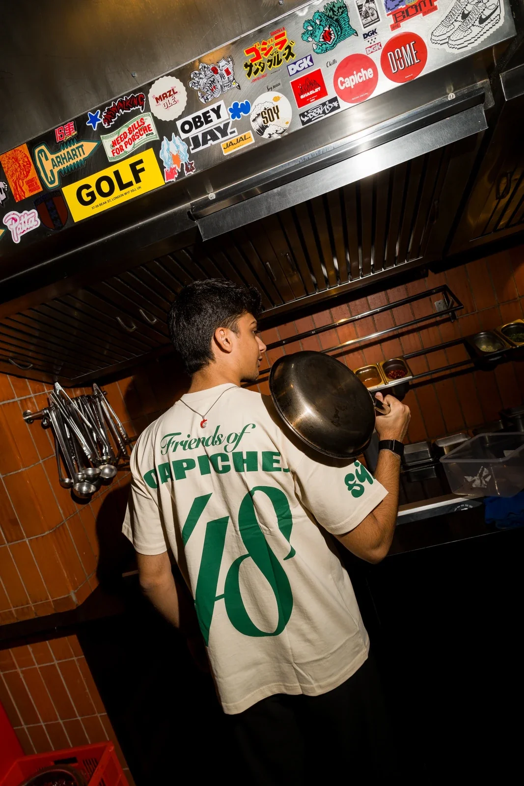 Merch for Capiche, campaign work by hdw