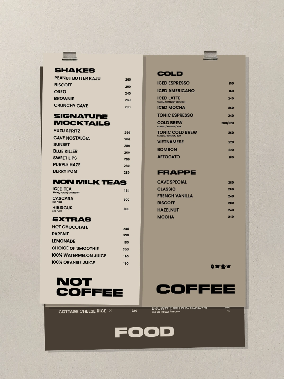 Cave Coffee Brand identity by hdw