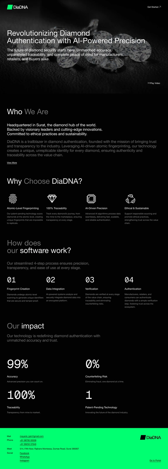 DiaDNA Brand identity by hdw