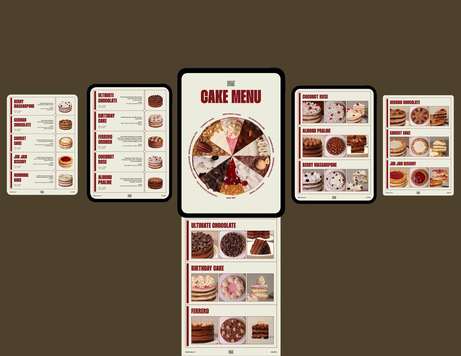 Dome Cake Visual identity by hdw